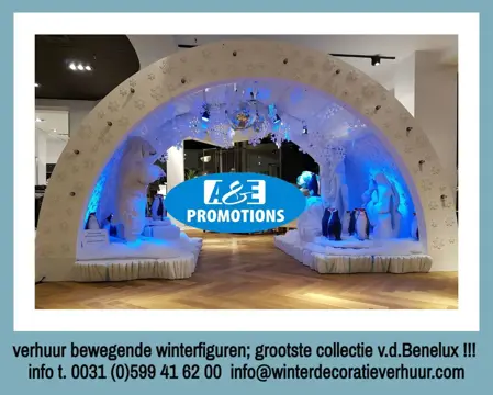 verhuur winter wonderland aankleding enschede hengelo info@winterdecoratieverhuur.com