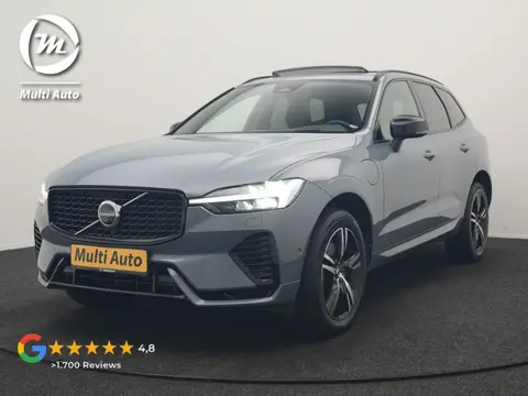 Volvo XC60 T6 AWD R-Design PHEV 340pk Dealer O.H. | Panodak | Adaptive Cruise | Head Up | 360 Camera
