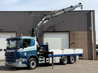 Scania P 380 / Hiab kraan 288 HiDuo / Radio remote / 6x2 / NL Truck HT1424-K