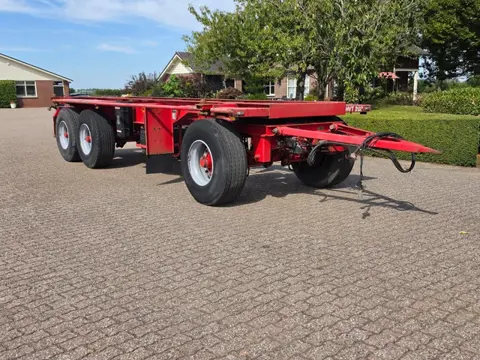 Pacton 2822 C-2 3 assige pacton container aanhanger met liftas! DK1279