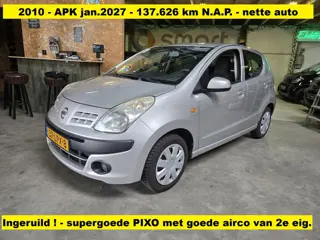 Nissan Pixo 1.0 Look - airco - stuurbekrachtiging - el.ramen - centr.vergr. met afst.bed.