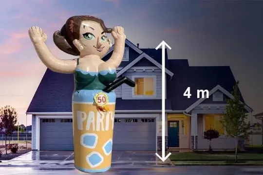 Sarah Pop op Glas Party te huur, landelijke bezorging mogeli