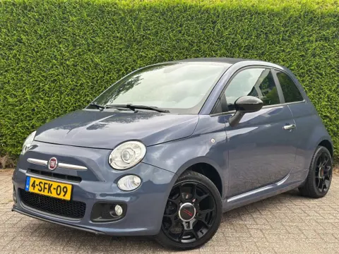 FIAT 500C 0.9 TwinAir 500S Cabrio Nieuwe APK  NAP PDC achter Lederen bekleding