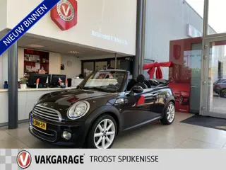 MINI Cabrio 1.6 Cooper Chili High Gate,Leder,Airco,Cruisecontrol,Spraakbediening,Elektrischpakket,Wi