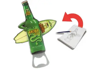 Bedrukte flesopeners als relatiegeschenk