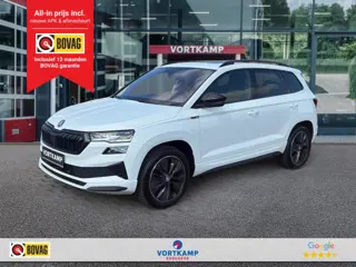 SKODA KAROQ 2.0 TDI DSG 4X4 SPORTLINE TREKHAAK/PANO-DAK/CAM/ELEK-KLEP/CRUISE/STOELVERW