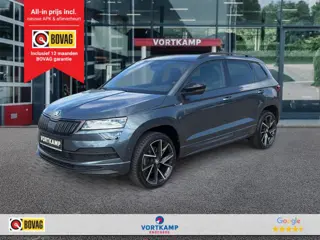 SKODA KAROQ 1.5 TSI DSG SPORTLINE TREKHAAK/CAMERA/ELEK-KLEP/ACC/DIG-DASH/STOELVERW