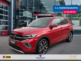 VOLKSWAGEN T-CROSS 1.5 TSI DSG R-LINE AFN.TREKHAAK/CAMERA/IQ-LIGHTS/STOELVERW/CARPLAY