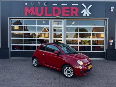 FIAT 500 C TWINAIR 85 LOUNGE SPORT / CABRIO / AIRCO / LEER / LAGE KMS!