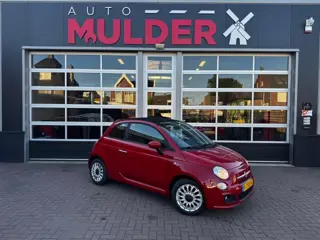 FIAT 500 C TWINAIR 85 LOUNGE SPORT / CABRIO / AIRCO / LEER / LAGE KMS!