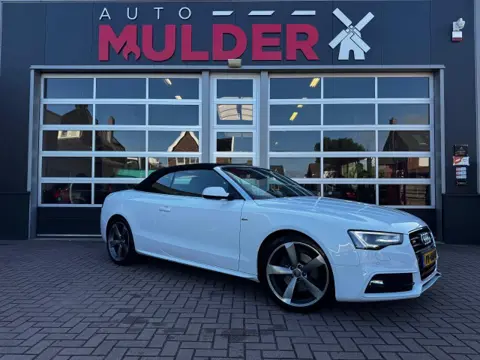 AUDI CABRIOLET A5  2.0 TFSI 225PK PRO LINE S / DEALEROMDERHOUDEN / NAVI / PDC / CRUISE / KEYLES / LEER / SUPER AUTO!