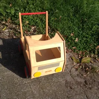 Duw auto, poppenwagen