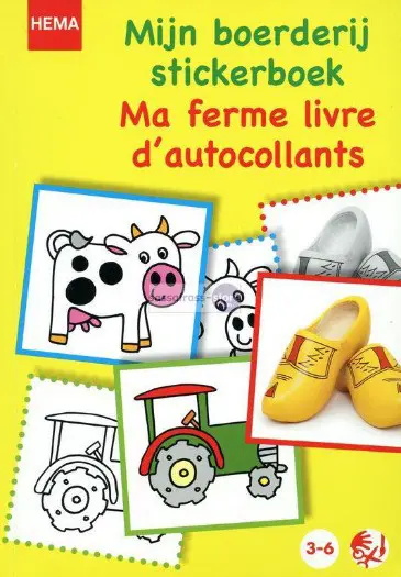 Mijn Boerderij Stickerboek / Ma ferme livre d'autocollants