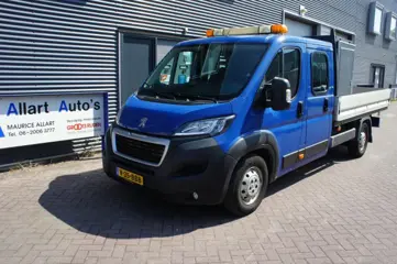 PEUGEOT BOXER 2.0 Blue HDi 163pk Dubbel Cabine Open Laadbak L4