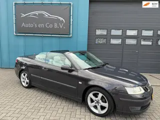 Saab 9-3 Cabrio 2.0t Vector Leder Clima Navi Cruise 17" Lm velgen bi-Xenon Pdc Trekhaak Incl nw Apk 