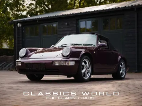PORSCHE 964 Carrera 4 Cabriolet Â Amethyst Metallic Â 5-Speed Manual Â German Delivered