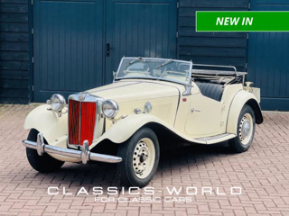 MG TD Midget Â Cream Â Classic British Roadster