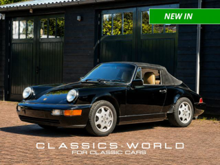 PORSCHE 964 911 Carrera 2 Cabriolet Â Black Â Manual