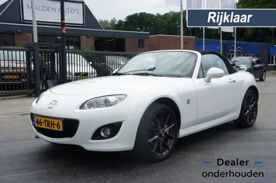 MAZDA MX-5 1.8 KYUDO LEDER/PARELMOERWIT/NAVI/CLIMA/CRUISE NL-AUTO PERFECTE STAAT
