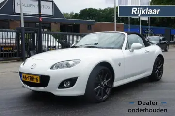 MAZDA MX-5 1.8 KYUDO LEDER/PARELMOERWIT/NAVI/CLIMA/CRUISE NL-AUTO PERFECTE STAAT