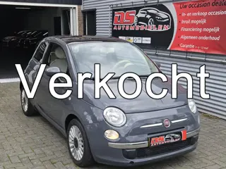 Fiat 500 1.2 Lounge FIAT 500  1.2  *** PANORAMADAK-ELECTR.AIRCO.SP.WIELEN,etc,etc. ***