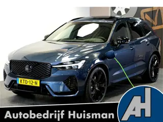 Volvo XC60 2.0 T8 AWD 299kW/407pk Aut8 MJ2027, NIEUW €88.610! Plug-in Ultra Black Exec. LUCHTVERING 