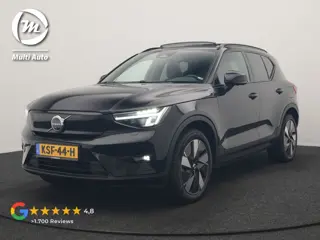 Volvo XC40 Recharge Twin Ultimate 82 kWh 408pk Dealer O.H. | Trekhaak Af Fabriek | Panodak | Adaptiv