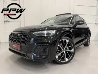 Audi Q5 55 TFSI e quattro 3x S-Line PANO/LUCHTVERING/TREKHAAK/B&O/21"/MATRIX/ACC/SOH 98,6%/CARPLAY/S