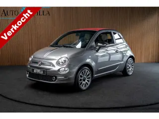 Fiat 500C 1.0 Hybrid Dolcevita Navi Leer Cruise PDC Carplay Zwarte binnenhemel LM velgen