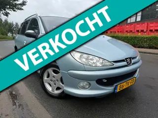 Peugeot 206 SW 1.4 Air-line BJ 2006 AIRCO,SPORTVELGEN,ORG NL AUTO !! ZEER NETJES !!