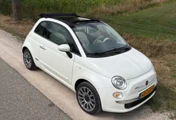FIAT 500 C 1.2 cabriolet met slechts 42.700 km ! Airco NL auto