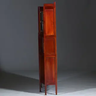 Foto 11 van Art deco kast in massief mahonie met subliem snijwerk Hollands ca 1900