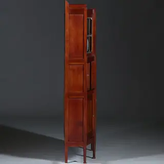 Foto 13 van Art deco kast in massief mahonie met subliem snijwerk Hollands ca 1900