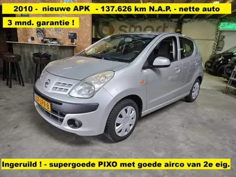 Nissan Pixo 1.0 Look - airco - GARANTIE - nw. APK - stuurbekrachtiging - el.ramen - centr.vergr. met