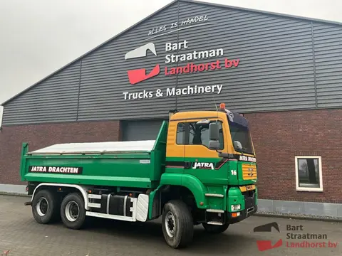 MAN TGA 26.390 6x6 2 zijdige kipper met hydraulisch zijbord en milieukap BS1901