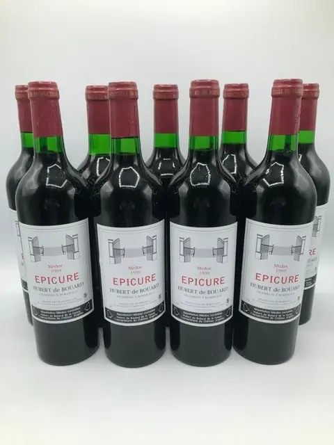 1999 Epicure, Hubert de Boüard de la Forêt - Médoc - 9 Flessen (0.75 liter)