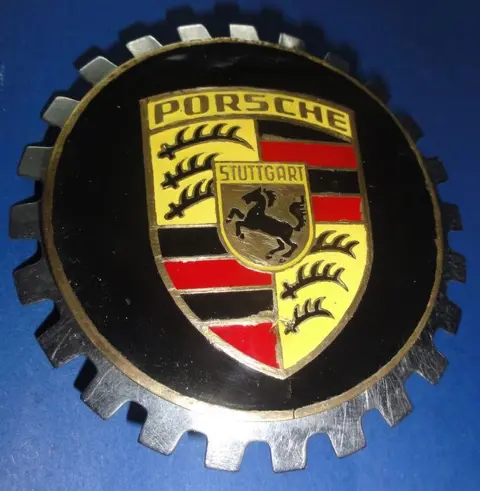 Embleem/mascotte/kenteken - Porsche Radiateur Badge - Badge