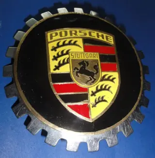 Embleem/mascotte/kenteken - Porsche Radiateur Badge - Badge