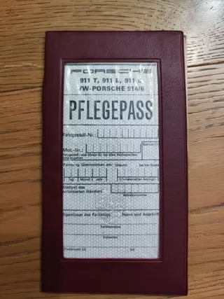 Brochures/catalogi - Porsche 911 T E S Pflegepass