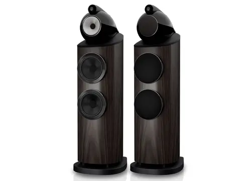 Bowers & Wilkins 803 D5 vloerstaande luidspreker donker walnoot