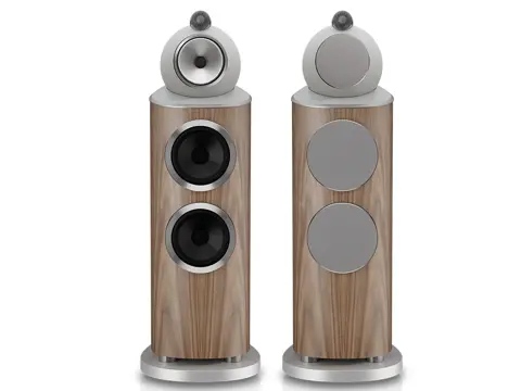 Bowers & Wilkins 802 D5 vloerstaande luidspreker licht walnoot
