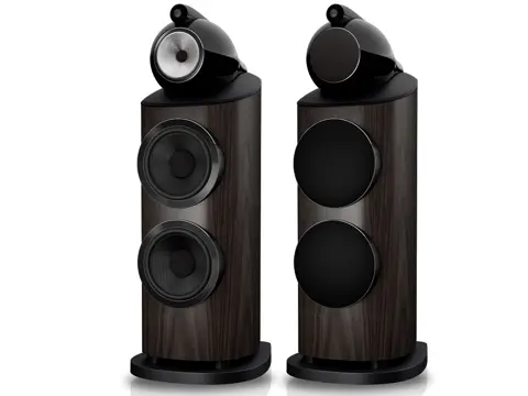 Bowers & Wilkins 801 D5 vloerstaande luidspreker donker walnoot