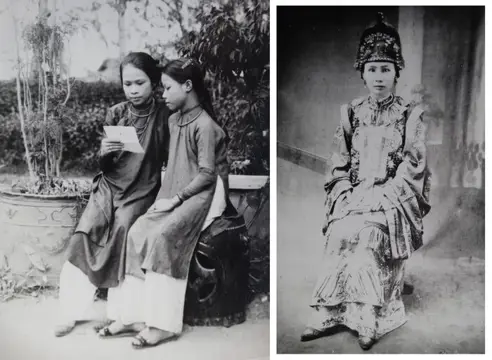 Prof. Don Giuseppe Capra - Donne Annam 1920 e sposa