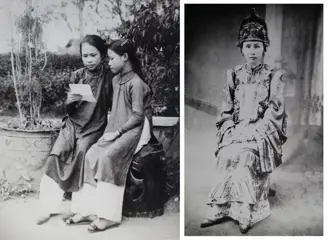 Prof. Don Giuseppe Capra - Donne Annam 1920 e sposa