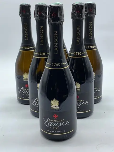 Lanson Le Black Réserve Brut - Champagne - 6 Flessen (0.75