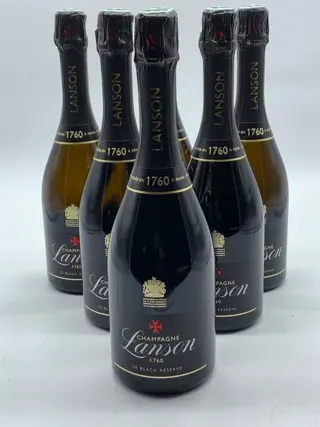 Lanson Le Black Réserve Brut - Champagne - 6 Flessen (0.75