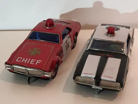 Taiyo AL-ES - Auto Police Patrol, Fire Chief - 1960-1969 -