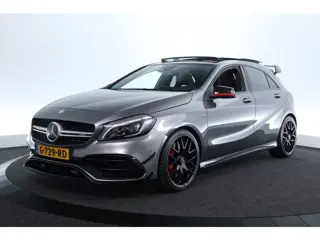 Mercedes-Benz A-Klasse AMG 45 4MATIC 380PK|PANO|CAMERA|ACC|HARMANKARDON|MEMORY|LEDER|+++ |VERKOCHT