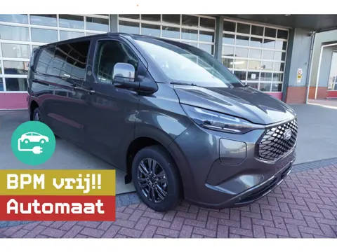 Ford E-Transit Cust. 320 L2H1 Limited 71 kWh 160KW/ 218pk Dubbelcab. Automaat nr. V085 | Airco | Ada