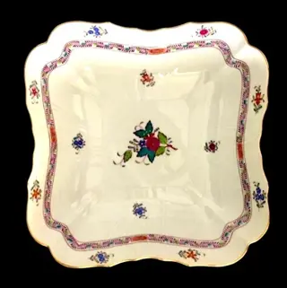 Herend - saladeschaal (1) - Porselein - Appony multicolore